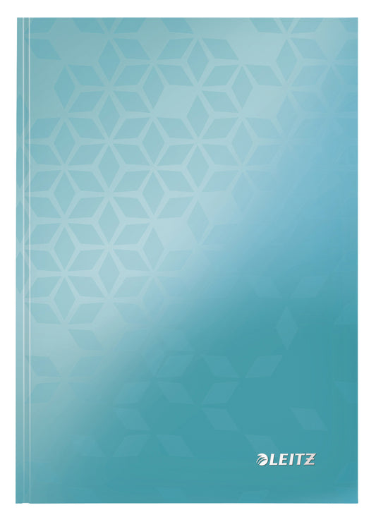 Notitieboek Leitz WOW A5 160 pagina's 90 g/m² lijn ijsblauw