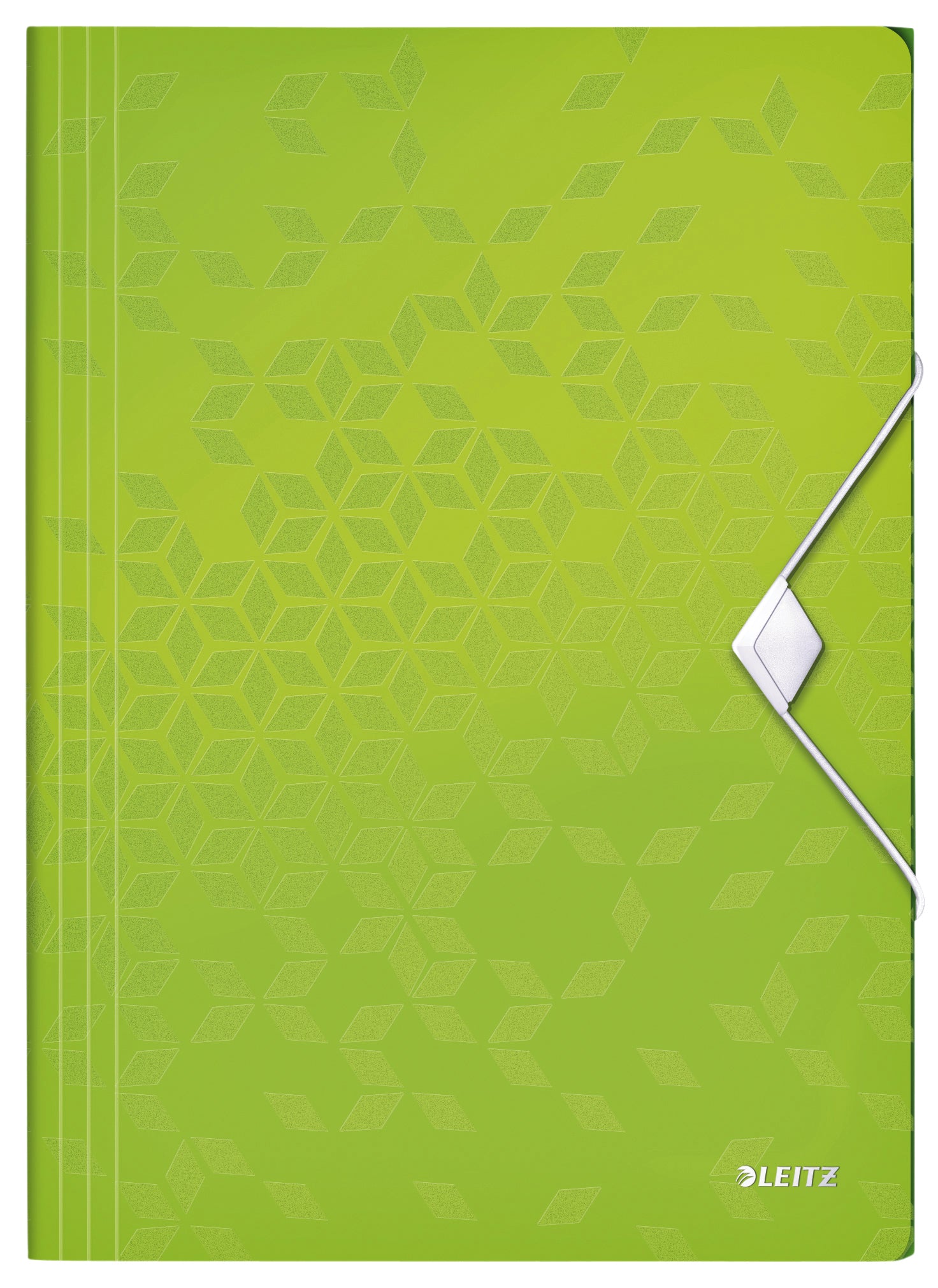 Leitz WOW A4 3-kleps PP Elastomap Groen, Voor Documenten - 2