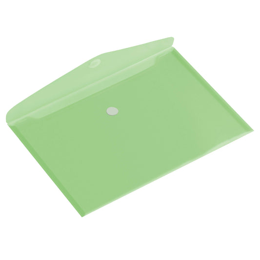 Enveloptas HF2 Dwars A5 Groen - Transparant polypropyleen, doos 10 stuks