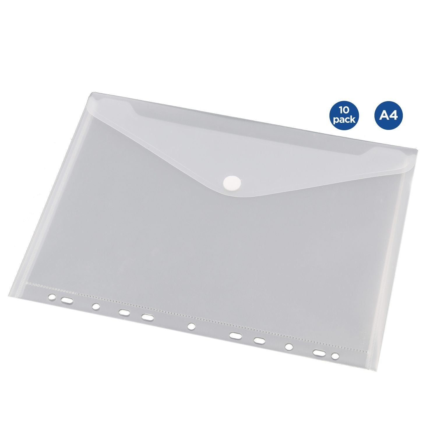 Enveloptas HF2 RINGBANDPOCKET A4 Wit met klittenband - 2