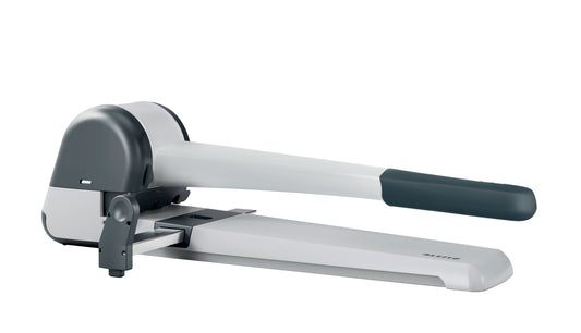 Perforator Leitz 5182 super perforator 250 vel zilver met opvangbak