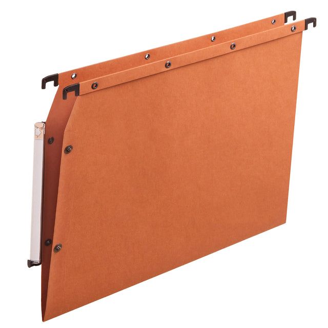 Hangmap Elba AVZ Ultimate A4 V-bodem 50mm oranje, 350mm railafstand