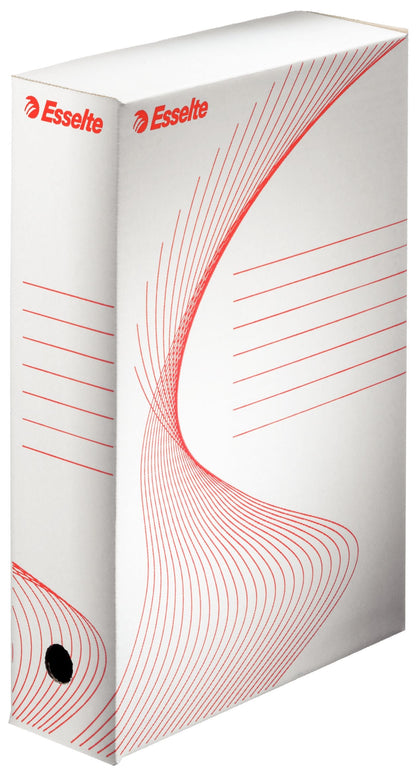 Esselte Boxycolor Archiefdoos 80mm 250x352mm Wit