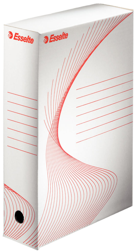 Esselte Boxycolor Archiefdoos 80mm 250x352mm Wit