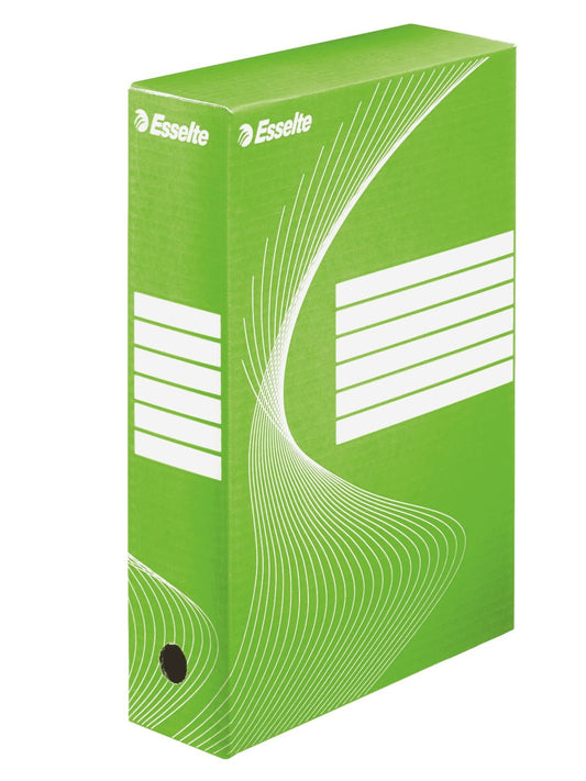 Esselte Boxy 80mm Groen Archiefdoos 345x80x245mm
