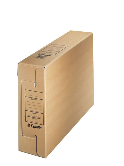 Esselte A4 Bruine Archiefdoos met Bedrukking, Snelle Montage - 2