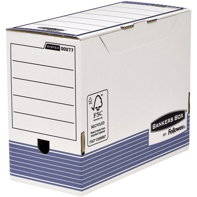 Archiefdoos Bankers Box A4 systeem 150mm met deksel