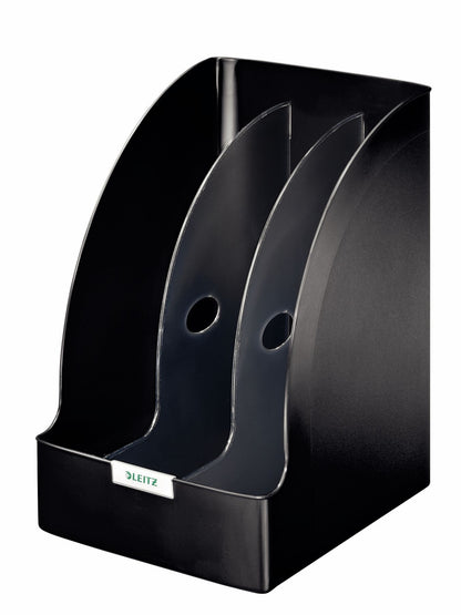 Tijdschrifttas Leitz Plus Jumbo Zwart