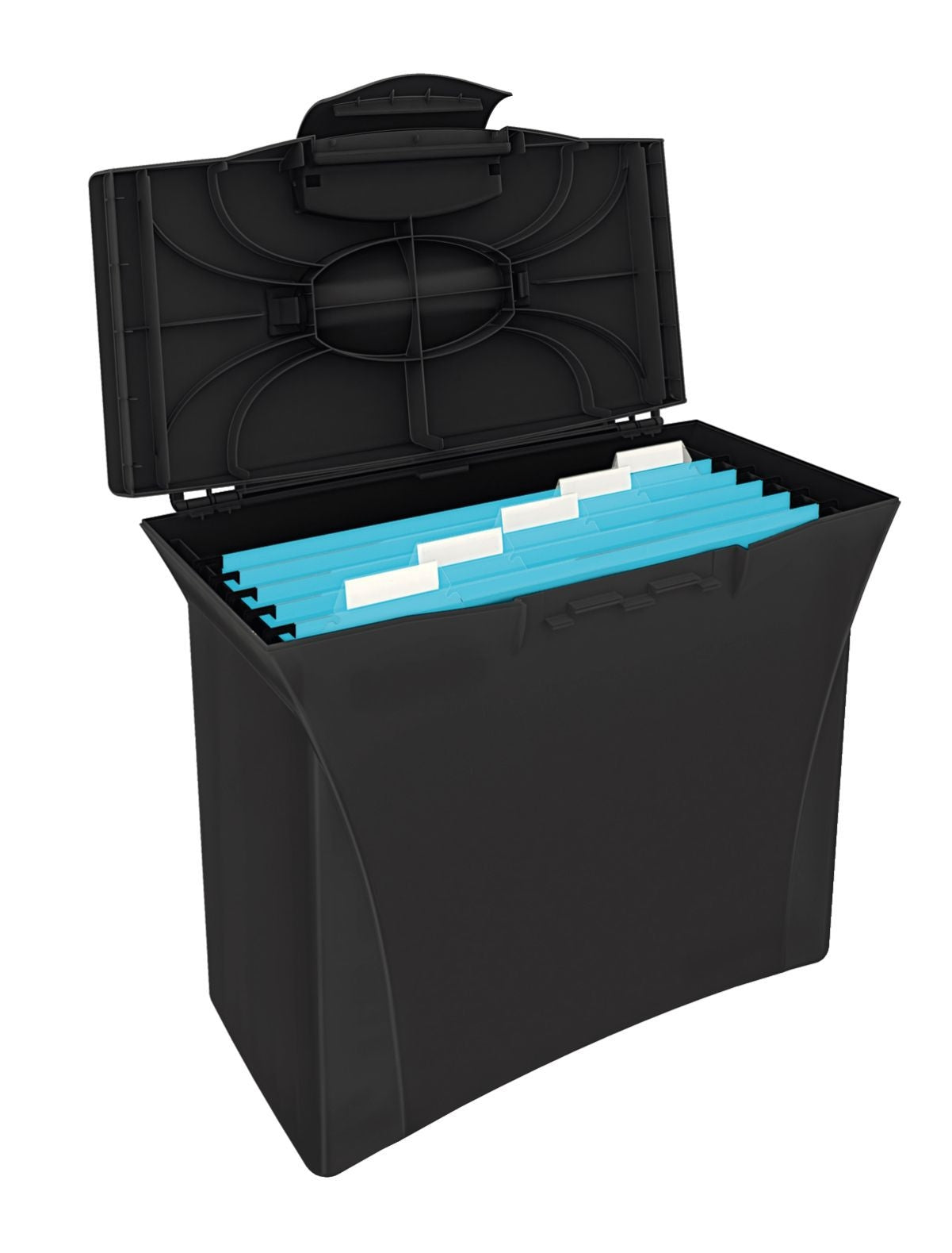 Djois Vivida Hangmappenbox + 5 Mappen, Zwart - 2