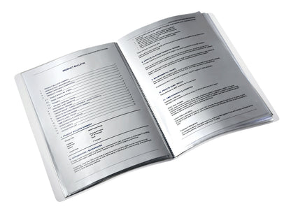 Leitz Wow Documentalbum PP Transparant met 20 Plastic Hoezen - 2