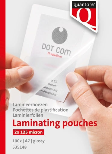 Quantore A7 2x125 micron plastificeerhoezen