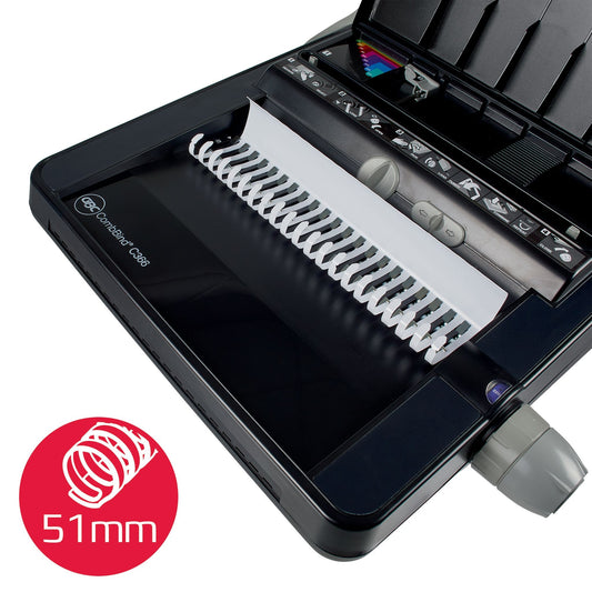 GBC CombBind C366 Pons- en inbindmachine voor A4 en A5 documenten