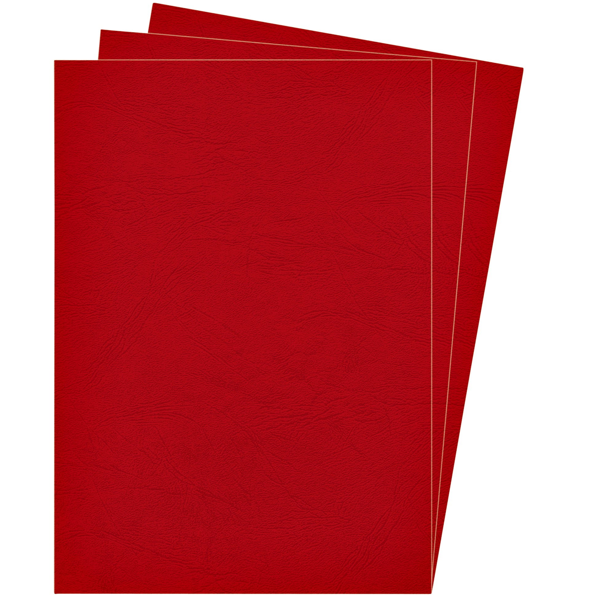 Voorblad Fellowes A4 Lederlook Rood - 3