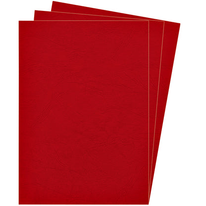 Voorblad Fellowes A4 Lederlook Rood - 3