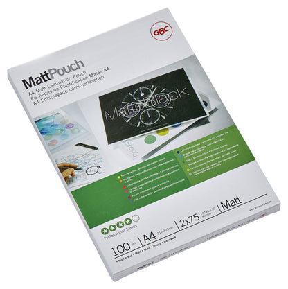GBC A4 Plastificeerhoes 2x75 Micron Mat