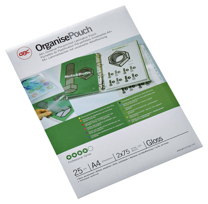 Lamineerhoes GBC Organize A4 2x75 micron
