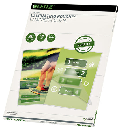 Leitz iLAM A3 EVA Lamineerhoezen 2x80 micron