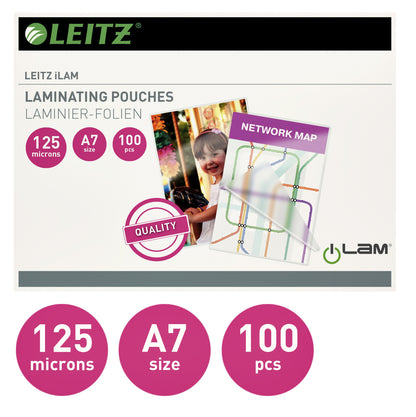 Laminatiehoes Leitz iLAM A7 2x125 micron EVA - 2