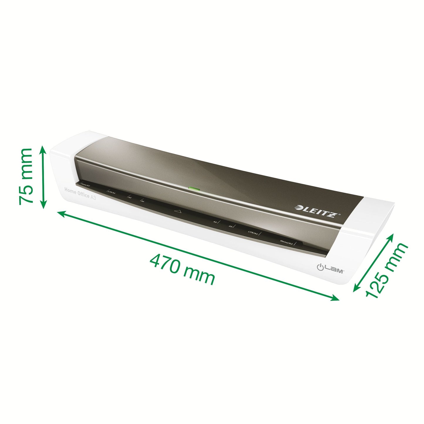 Leitz iLAM Home Office A3 Zwart/Grijs Lamineermachine - 2