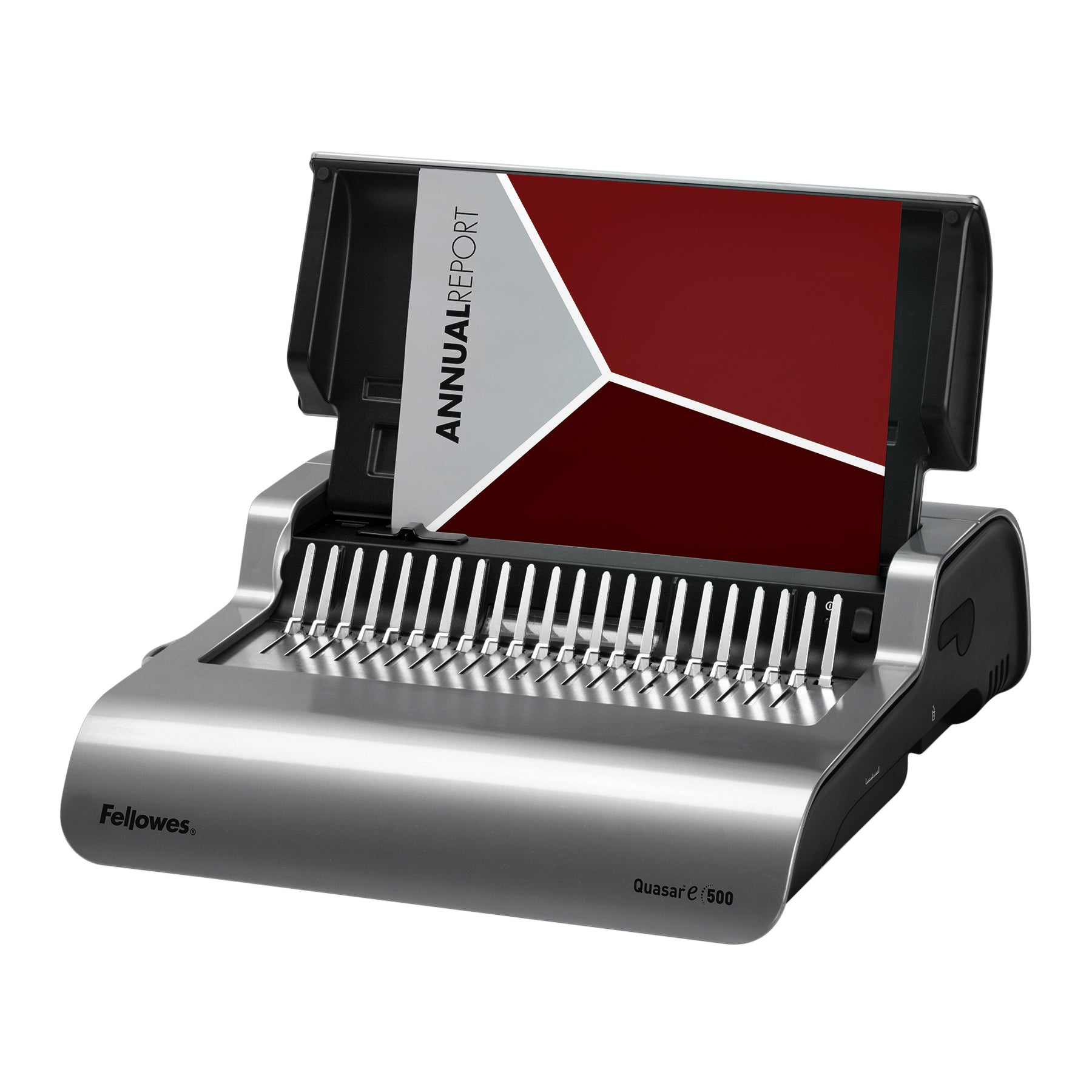 Inbindmachine Fellowes Quasar E 500 voor plastic inbindruggen - 2