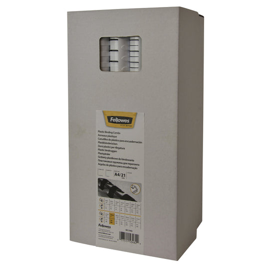 Bindrug Fellowes 16mm 21-rings A4 blauw