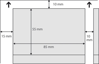 Sigel visitekaartjes 85x55mm gladde zijden, 225 g/m², wit - 3