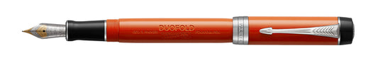 Vulpen Parker Duofold Classic 18k CT M lak rood