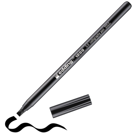 Edding 1255 Kalligrafiepen 3.5 mm zwart, permanent en lichtbestendig - 2