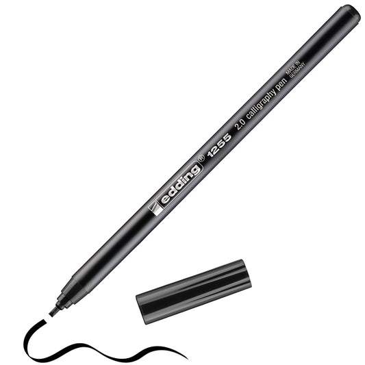 Edding 1255 Kalligrafiepen 2mm Zwart - 2