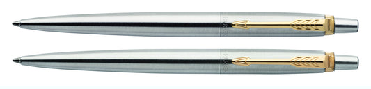 Balpen Parker Jotter GT Stainless Steel Medium Blauw