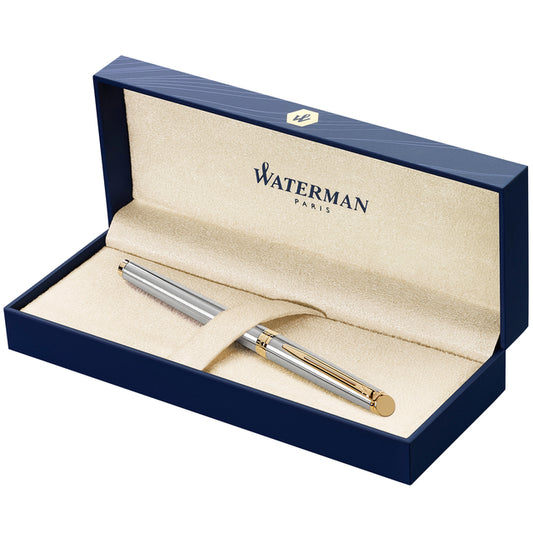 Waterman Hemisphere GT roestvrijstalen vulpen F, zwart