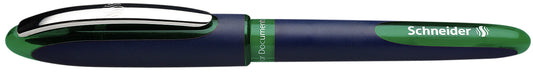 Schneider One Business Rollerpen 0.6mm Groen met Metalen Clip