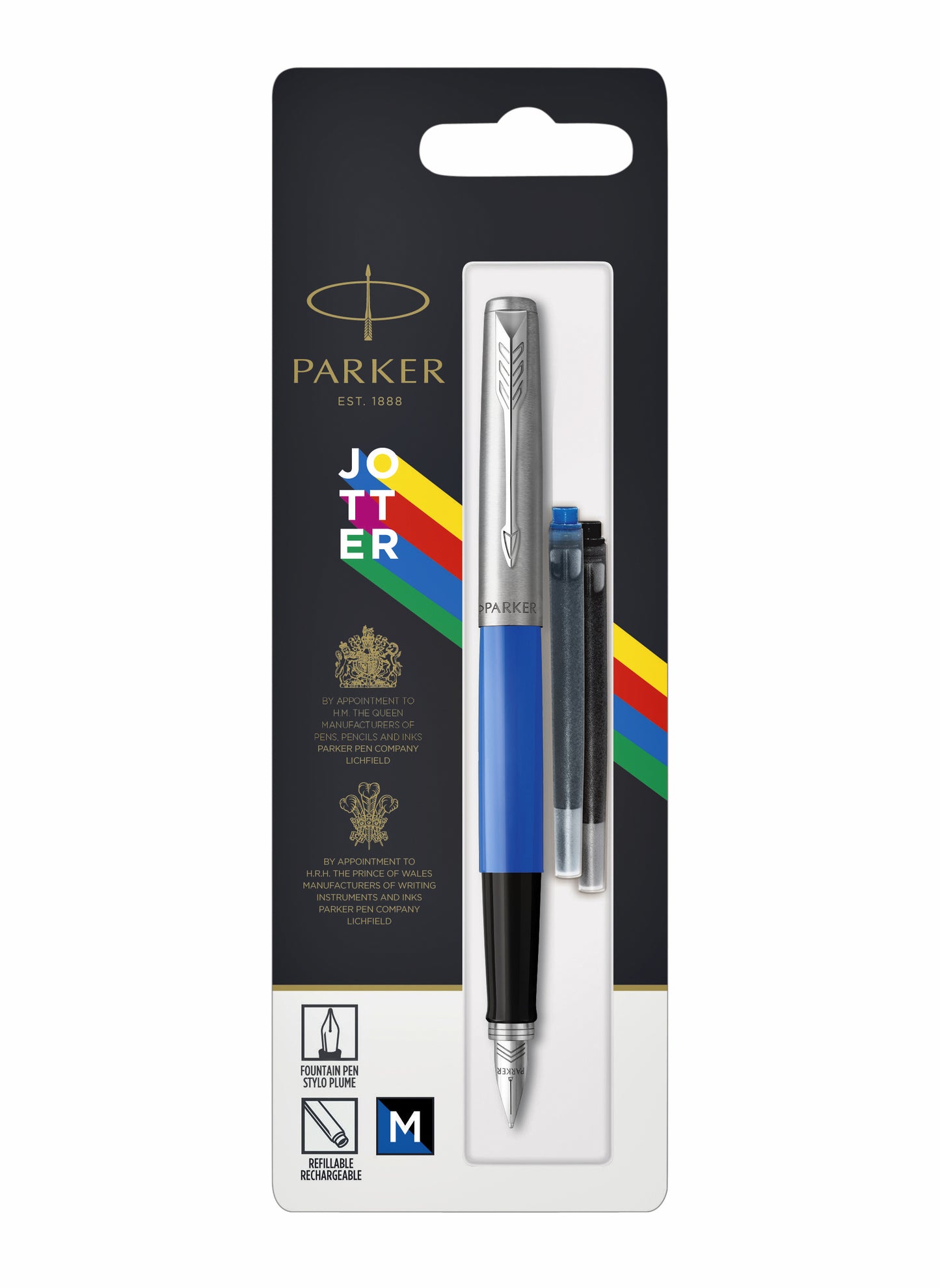 Vulpen Parker Jotter Original CT M blauw met moderne details