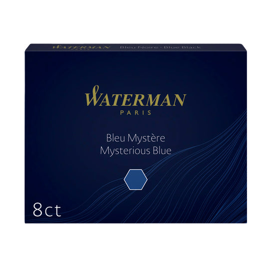 Waterman nr23 lang blauwzwart inktpatroon