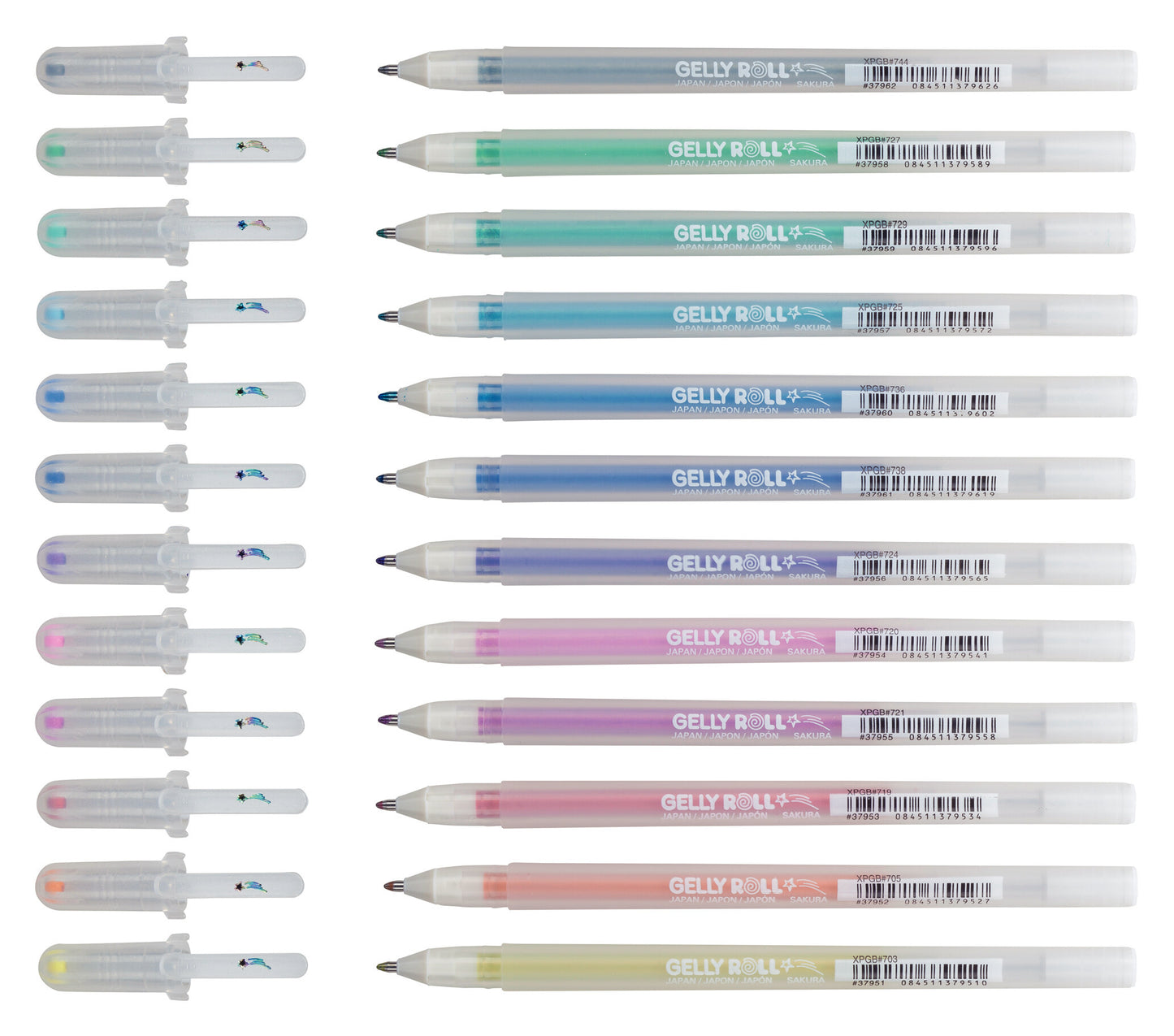 Sakura Gelly Roll Stardust Glitter Set 12 kleuren - 3