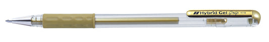 Pentel K118 Grip M goudgelpen met watervaste pigmentinkt