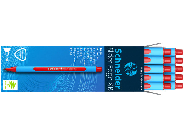Balpen Schneider Slider Edge XB Rood 0,6mm