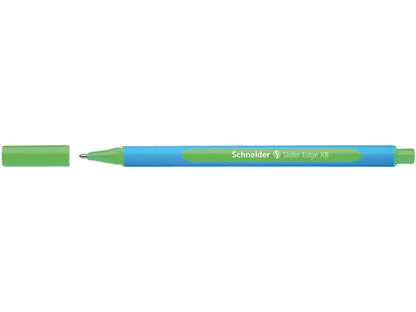 Schneider Slider Edge XB Groen, Rubberen 3-Kantige Balpen