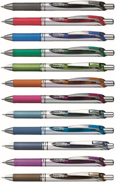 Gelschrijver Pentel Energel M groen - 2