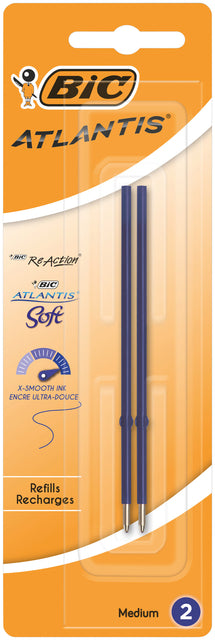 Balpenvulling Bic M blauw voor diverse balpennen