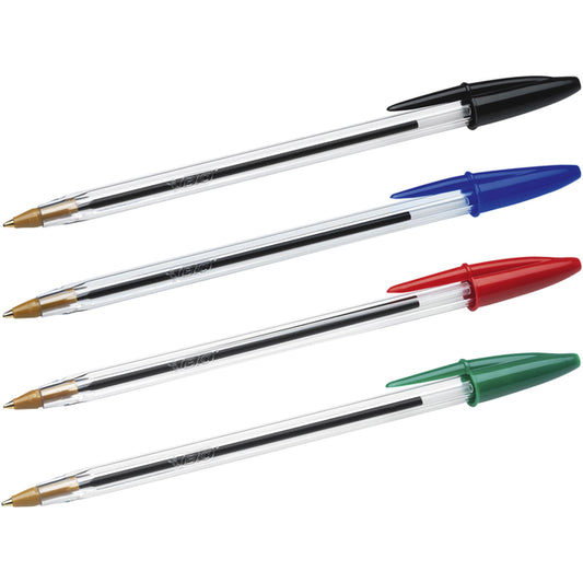 BIC Cristal M Balpen rood