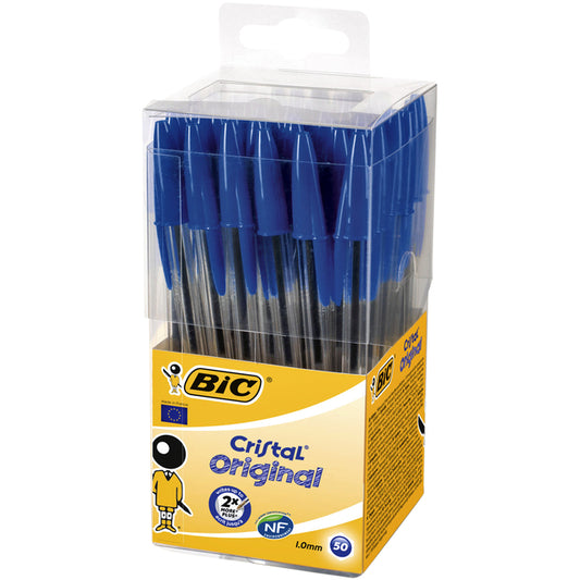 BIC Cristal M Balpen Blauw