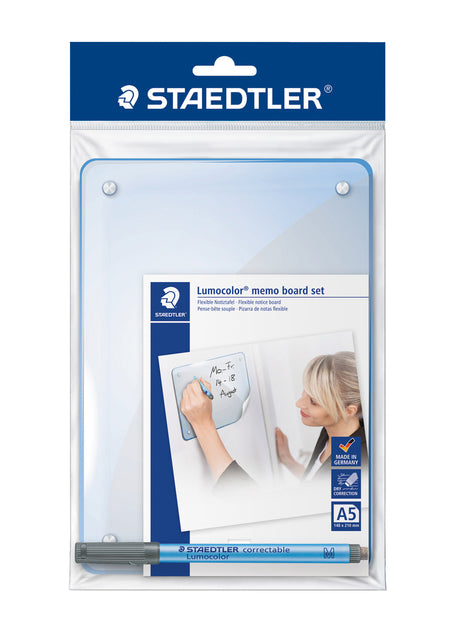 Lumocolor Memo Whiteboard A5 Zelfklevend Met Penhouder