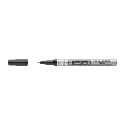 Sakura Pen Touch EF Metallic Zilver - 2