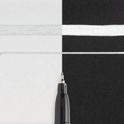 Sakura Pen Touch EF Metallic Zilver - 3