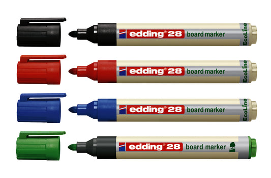 Edding 28 Whiteboard Eco Rond 1,5-3mm Zwart - 2
