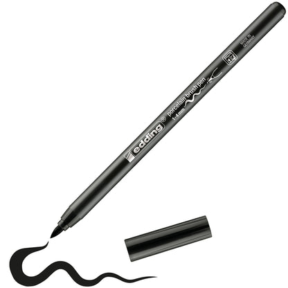 edding 4200 Porselein Brushpen set voor ovenvaste decoraties - 2