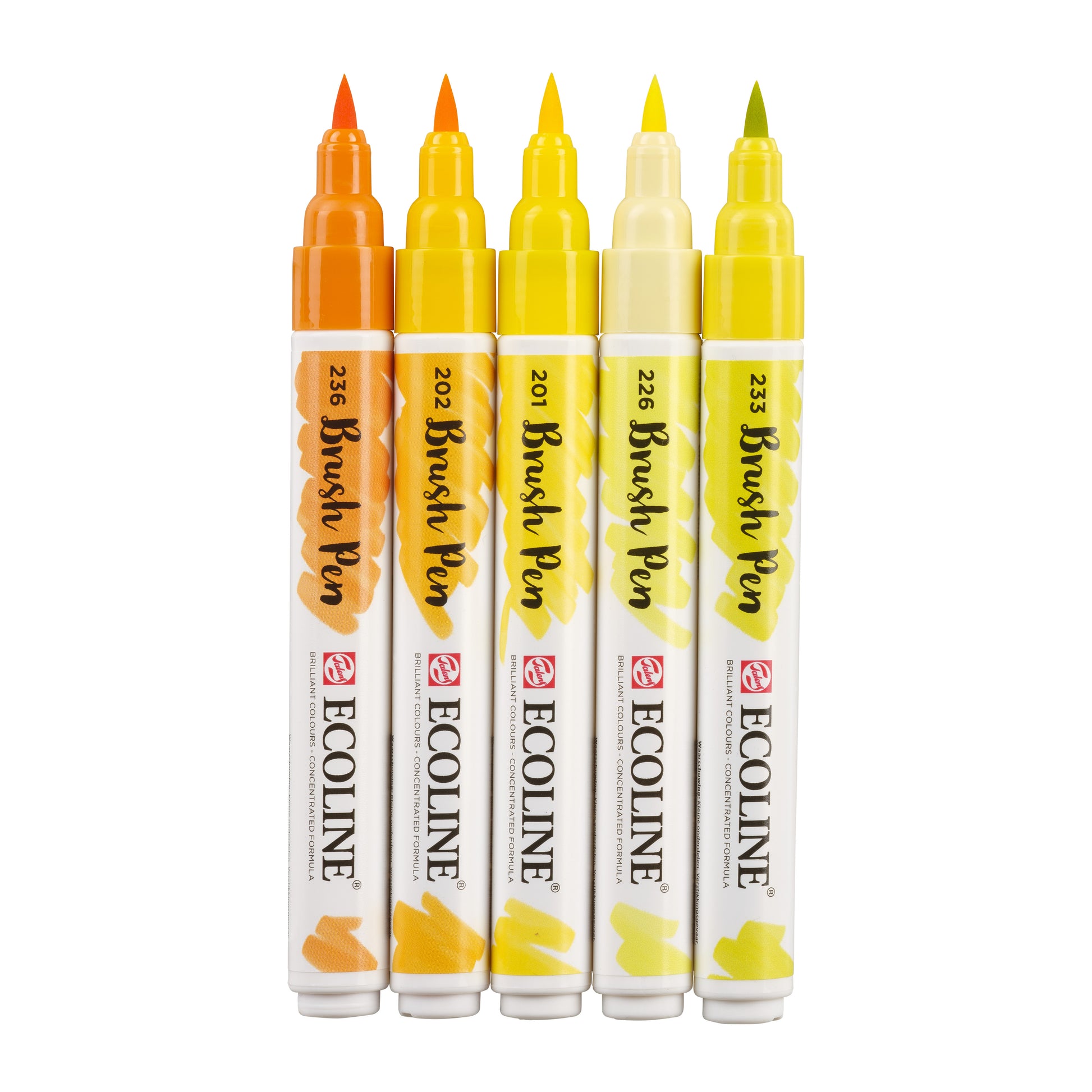 Talens Ecoline Set Geel 5 Kleuren - 2