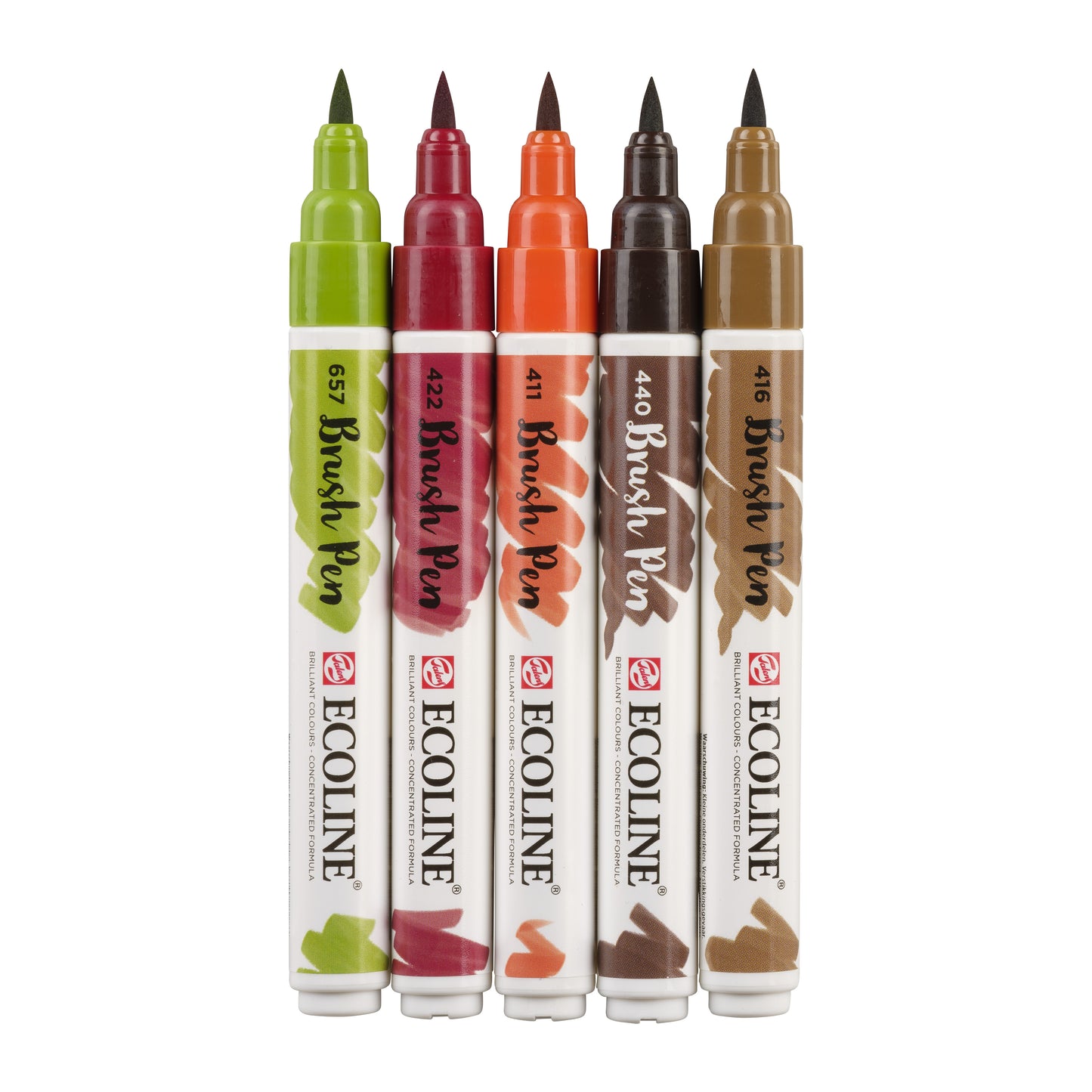 Talens Ecoline Brush Pen set herfstkleuren in etui - 2