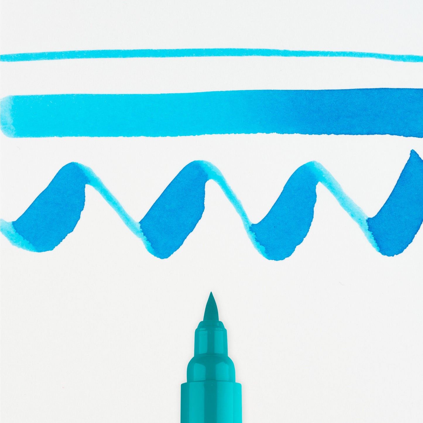 Talens Ecoline Brush Pen 522 turquoiseblauw - 2